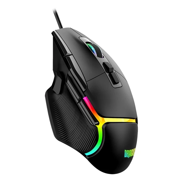 Dragos XM90 20000 DPI Usb Kablolu Siyah RGB Gaming Optik Mouse - Resim 6