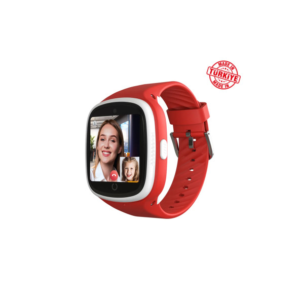 Bilicra Connect Akıllı Çocuk Saati Kırmızı- Görüntülü Görüşme