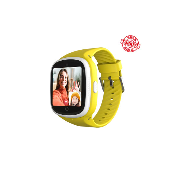 Bilicra Connect Akıllı Çocuk Saati Sarı- Görüntülü Görüşme