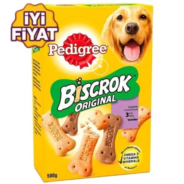 Pedigree Biscrok Köpek Ödül Bisküvisi 500 gr