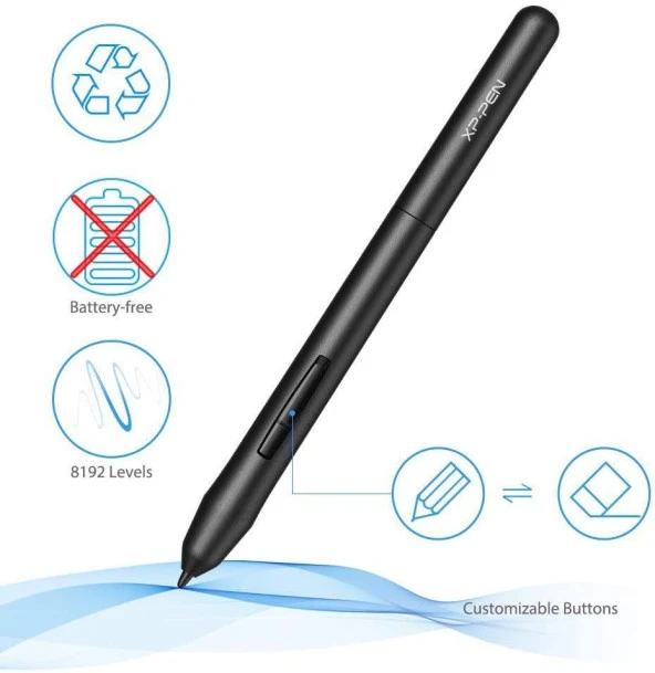 XP-Pen Star G430s Grafik Tablet - 7