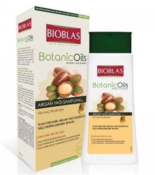 Bioblas Şampuan Botanic Oils Argan Yağı 360 Ml 8680512627371
