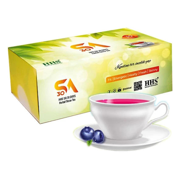 HHS SA 30 Days Bitkisel SA30 Detox Çayı 30 Poşet x 4GR - 4