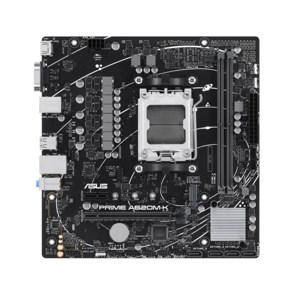 ASUS PRIME A620M-K AMD A620 AM5 DDR5 6400MHz USB3.2 mATX Anakart - 2