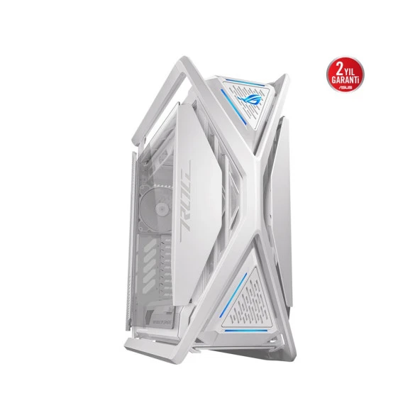 ASUS ROG HYPERION GR701 WHITE EDITION Temperli Camlı ARGB Full Tower Beyaz Gaming Kasa
