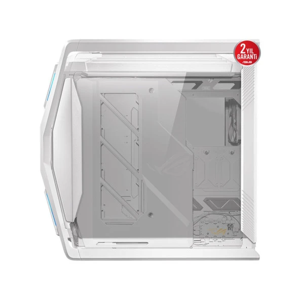 ASUS ROG HYPERION GR701 WHITE EDITION Temperli Camlı ARGB Full Tower Beyaz Gaming Kasa - 2