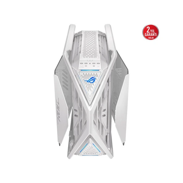 ASUS ROG HYPERION GR701 WHITE EDITION Temperli Camlı ARGB Full Tower Beyaz Gaming Kasa - 5