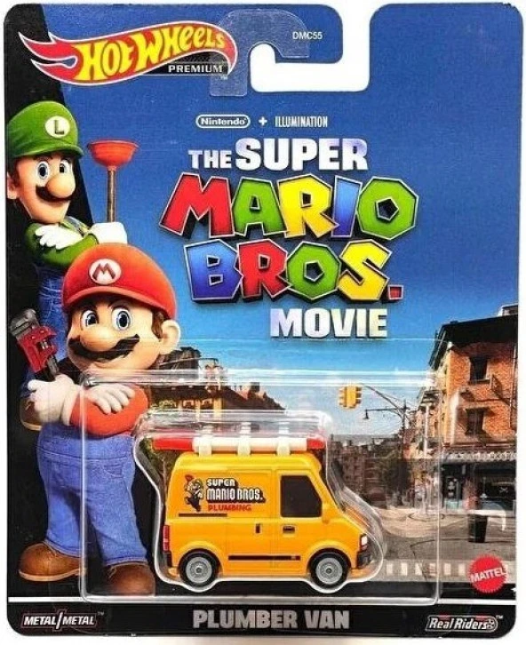 Hot Wheels Premium The Super Mario Bros. Movie Plumber Van HKC19