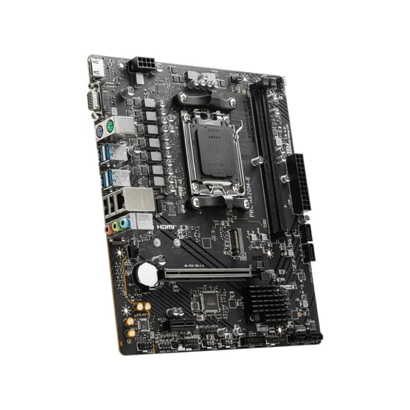 MSI PRO A620M-E AMD A620 AM5 DDR5 6000MHz mATX Anakart - 3