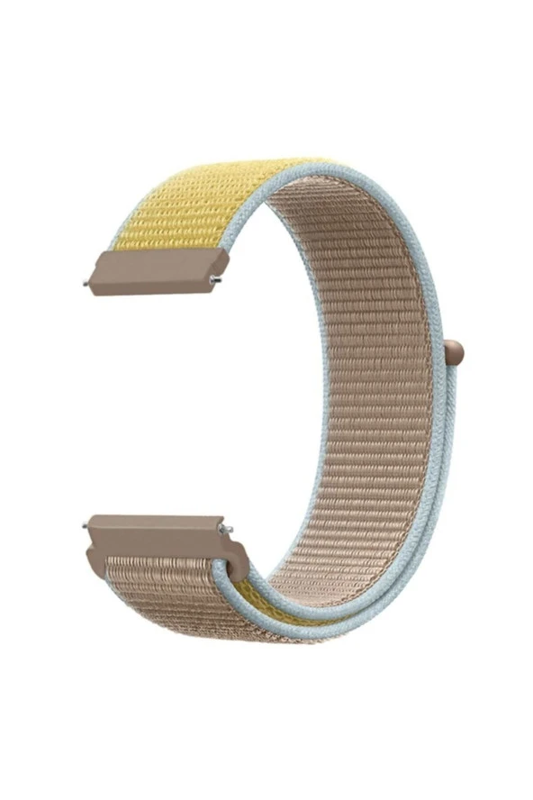 Amazfit Gts A1914 Için Dokuma Kordon Camel