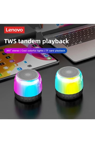 K3 Plus Speaker Bluetooth Hoparlör - Rgb Renkli Işıklı Hoparlör - Tf Card Girişli 360° Stereo - 3