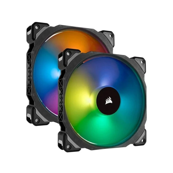 CORSAIR ML140 PRO 2 x 140mm RGB Manyetik Levitasyon Fan- Node Core Kontrolcü