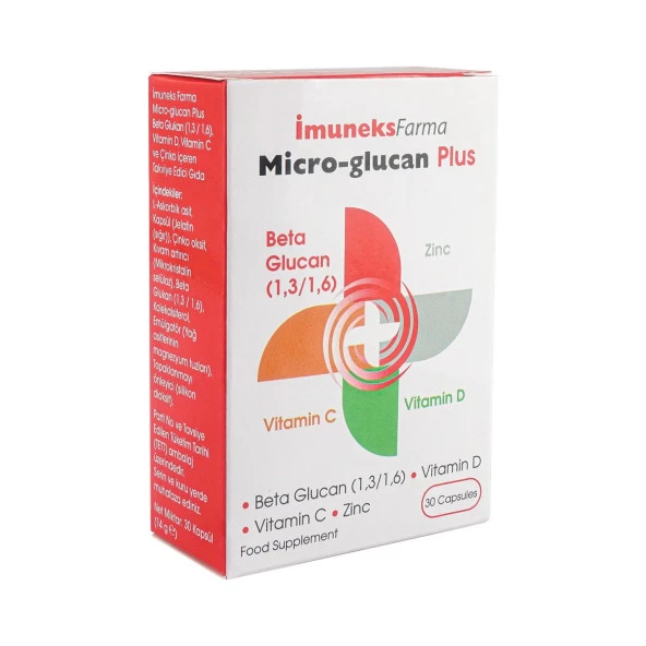 Imuneks Micro-Glucan Plus 30 Kapsül