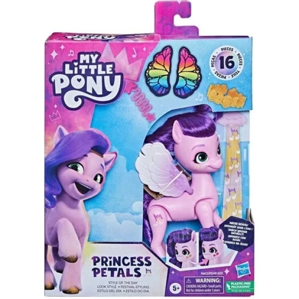 My Lıttle Pony: Brıdlewoodstock Günün Stili Figür Princess Petals- F6453-F6349