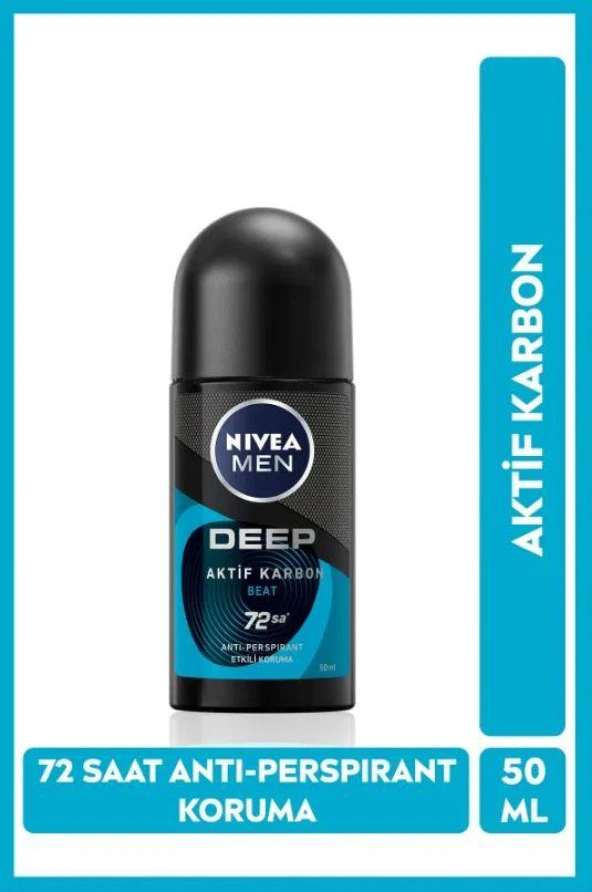 Nivea Men Erkek Roll-on Deodorant Deep Beat 50ml
