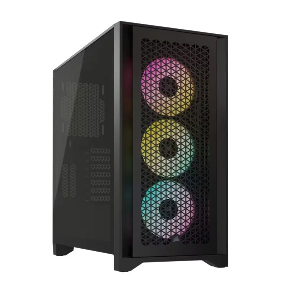 CORSAIR iCUE 4000D AF RM850e Full Modüler 850W 80Plus Gold 3xSP120 RGB Elite Fanlı Gaming Kasa-CC-9020151-EU