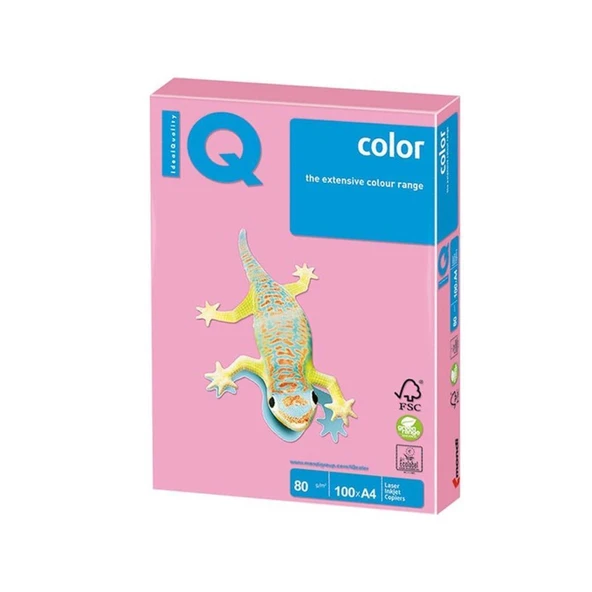 Mondi Iq A4 Fosforlu Renkli Kağıt 80/500 Pembe NE1353-NEOPI ürün görseli 1