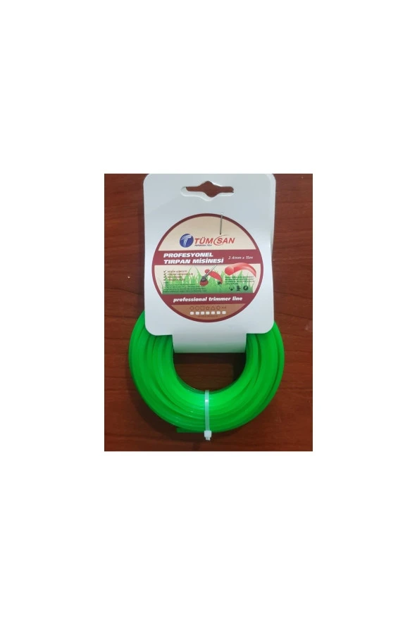 Elektrikli tırpan misinası 2.4mm x 15 m - 2