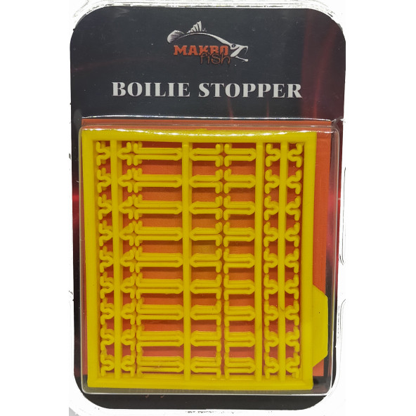 Makrofish Boili Stoper V Model Sarı (2 Li Paket)