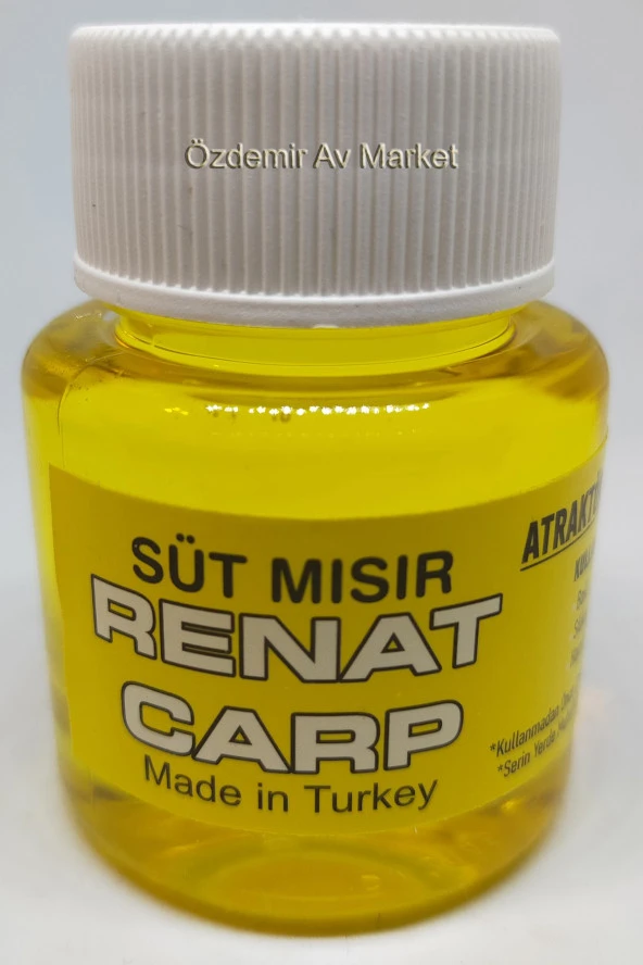 Süt Mısır Kokulu Sazan Atraktör 50 Ml Yem Katkısı