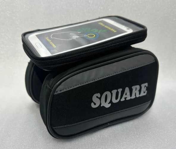SQUARE S-250 Kadro Üstü Heybe Çanta SİYAH