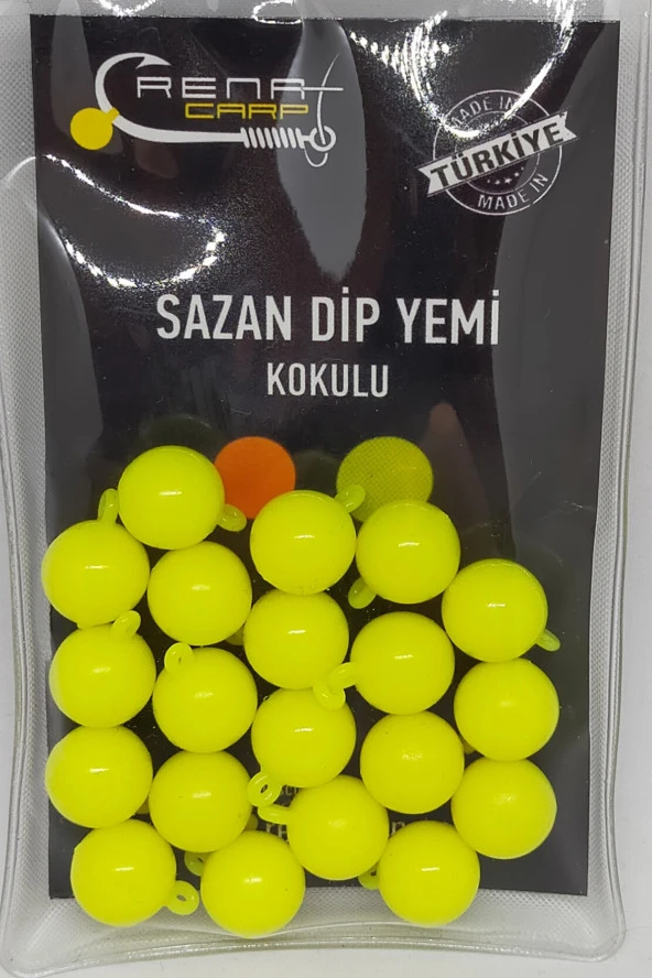 Kulplu Kokulu Fluo Yeşil Top Sazan Dip Yemi 12 Mm (20 Adet)