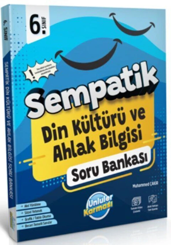 6. Sınıf Din Kültürü ve Ahlak Bilgisi Sempatik Soru Bankası Ünlüler Karması