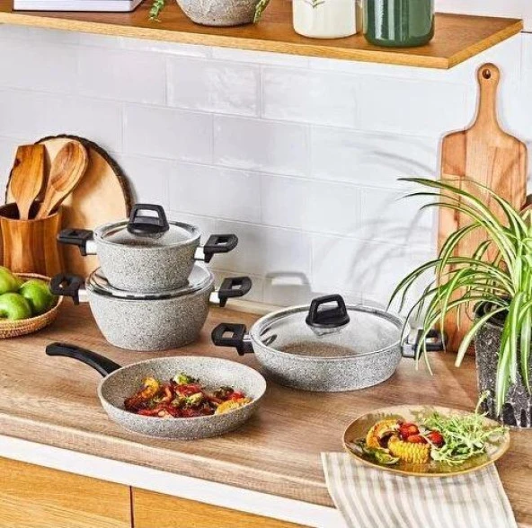 Emsan Bright 7 Parça Tencere Seti