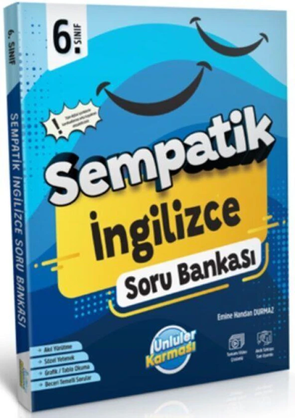 6. Sınıf İngilizce Sempatik Soru Bankası Ünlüler Karması