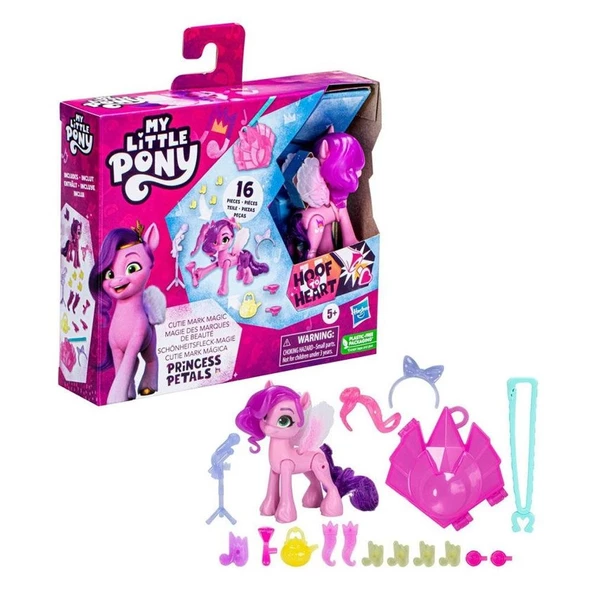 My Little Pony Sevimli İşaret Sihri Pony Figür - Princess Petals