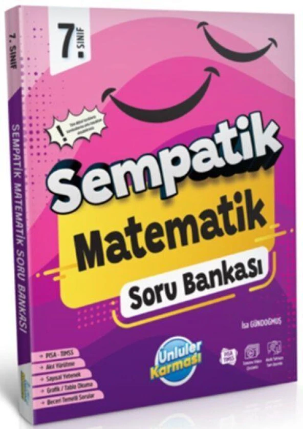 7. Sınıf Matematik Sempatik Soru Bankası Ünlüler Karması