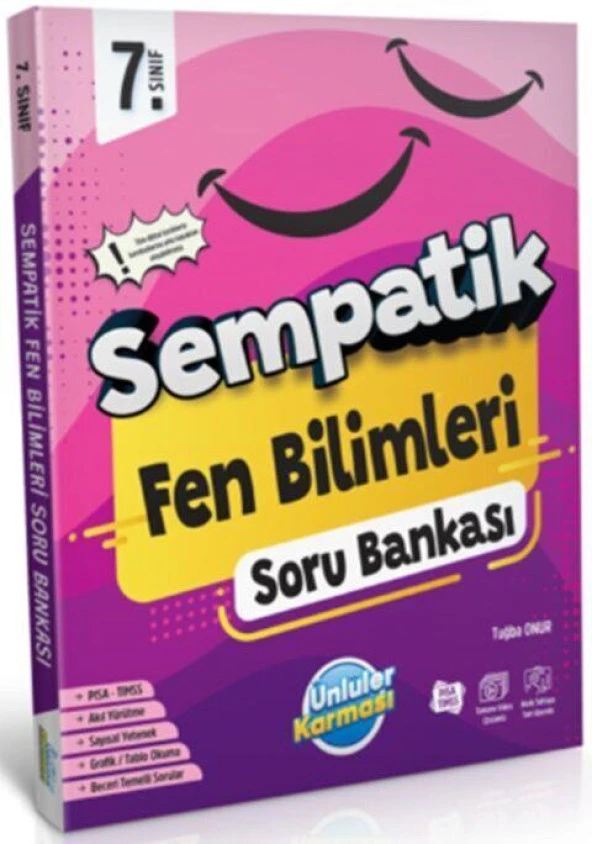 7. Sınıf Fen Bilimleri Sempatik Soru Bankası Ünlüler Karması