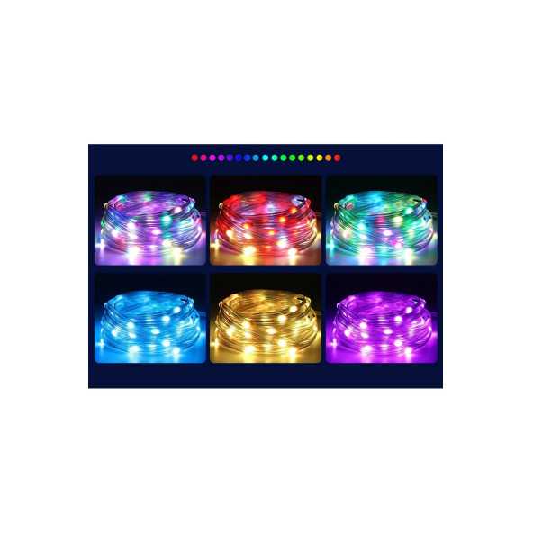 neeko Yeni Nesil  SESE DUYARLI Telefon ve Kumanda Kontrollü Magic Led - SU GEÇİRMEZ - 7