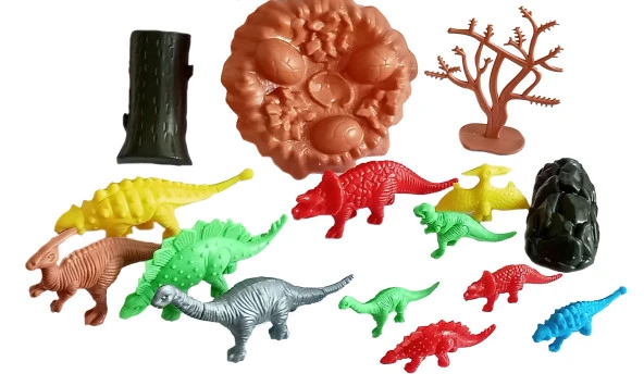 16 Parça Dinozor Oyun Seti Plastik Dinazor Oyuncak