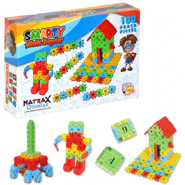 182 Smart 100 Parça Blok Seti / +3 yaş - Resim 3