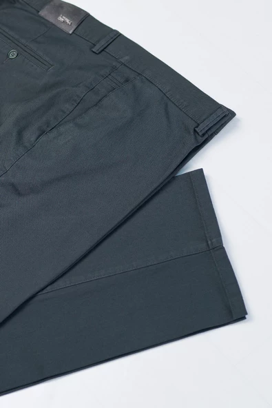 Notra Büyük Beden Mevsimlik Kumaş Yan Cep Gabardin Erkek Pantolon - 11