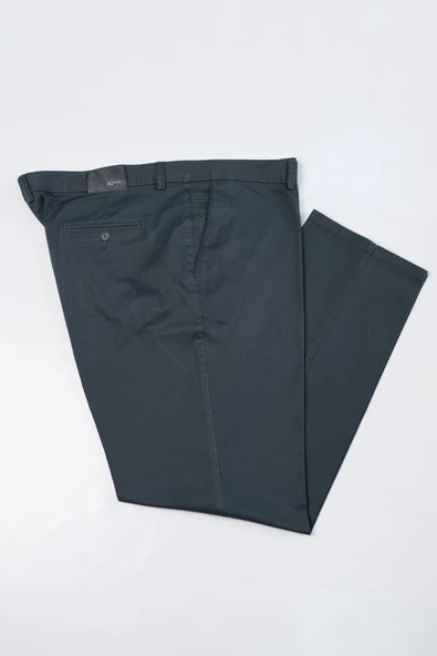 Notra Büyük Beden Mevsimlik Kumaş Yan Cep Gabardin Erkek Pantolon - 10
