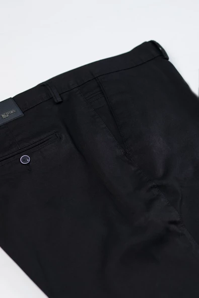 Notra Büyük Beden Mevsimlik Kumaş Yan Cep Gabardin Erkek Pantolon - 2