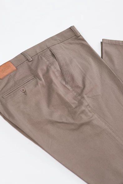 Notra Büyük Beden Mevsimlik Kumaş Yan Cep Gabardin Erkek Pantolon - 6