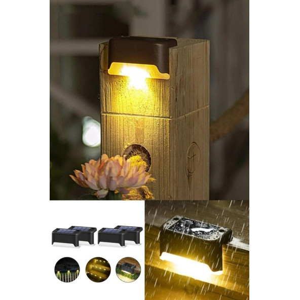 neeko 4 ADET Fotoselli Solar ARMATÜR - SU GEÇİRMEZ