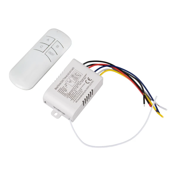 Ayt 4 Fonksiyonlu Avize Kumandası 3 Lü 220 Volt Uzaktan Kumandalı - 2