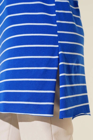 Şeritli Tunik Saks - Resim 4