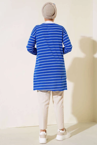 Şeritli Tunik Saks - Resim 3