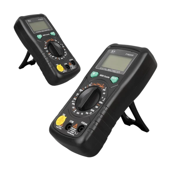 Powermaster FY8233X Digital Multimetre Ölçü Aleti AC DC Direnç Dijital Ölçüm Cihazı - 7