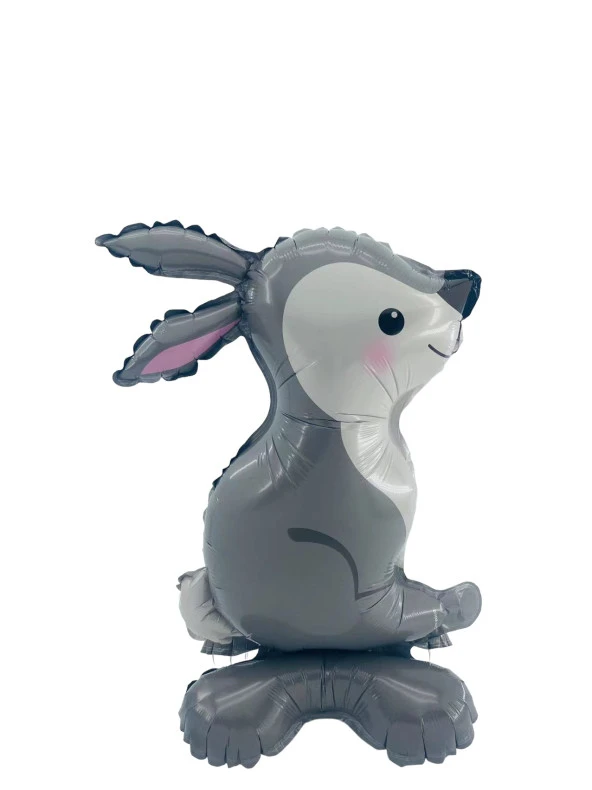 Ayaklı Tavşan Folyo Balon 52x42 cm ürün görseli