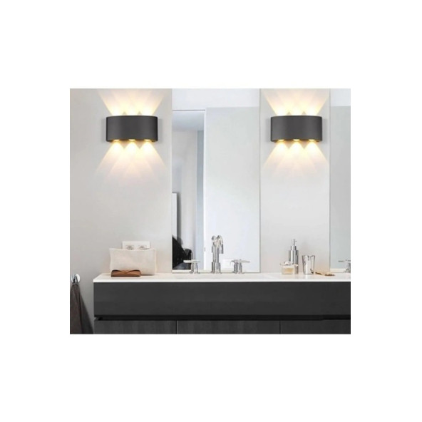 neeko Modern Dekoratif Çift Yönlü Duvar Aydınlatma Led Aplik - 5