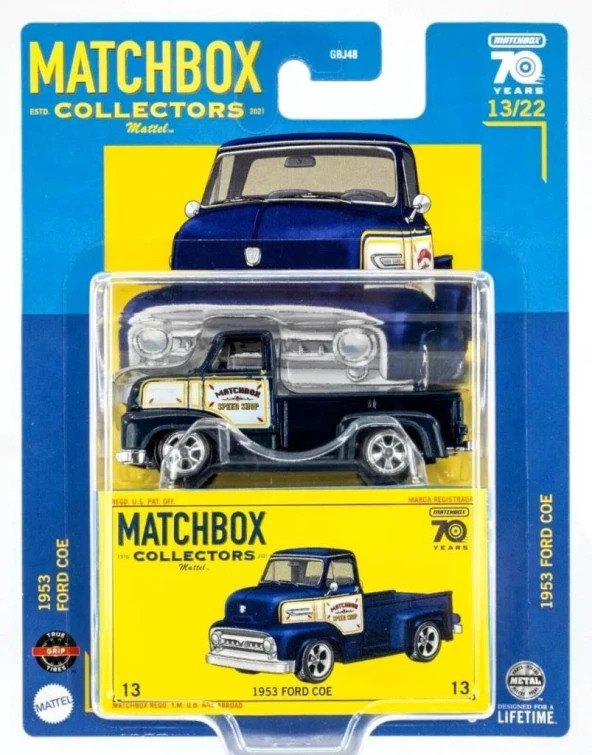 Matchbox Koleksiyon Araçları 70. Yıl Özel Seri GBJ48 - HLJ55 1953 FORD COE - 5