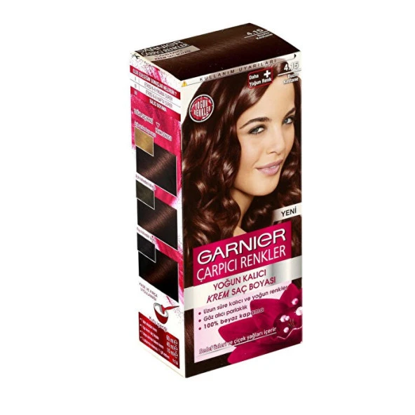 Garnier Çarpıcı Renkler Saç Boyası 4.15 Buzlu Kestane 3600542384339