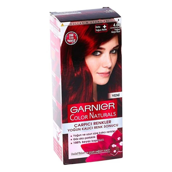 Garnier Çarpıcı Renkler Saç Boyası 4.6 Yoğun Koyu Kızıl 3600542384377