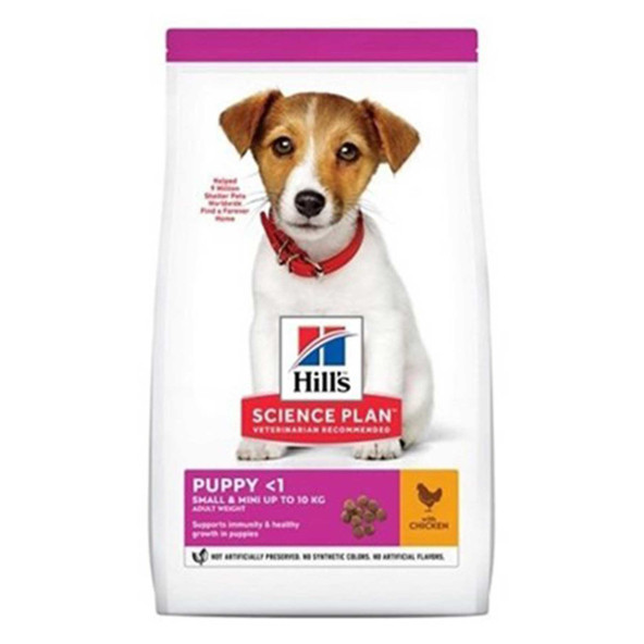 Hills small mini puppy 1,5kg tavuklu yavru köpek maması mini Irk tavuklu